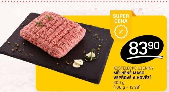 Mleté maso mix Kostelecké uzeniny