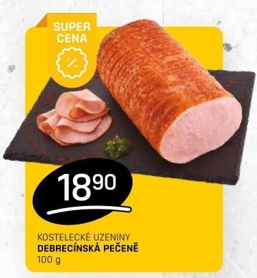 Pečeně debrecínská Kostelecké uzeniny