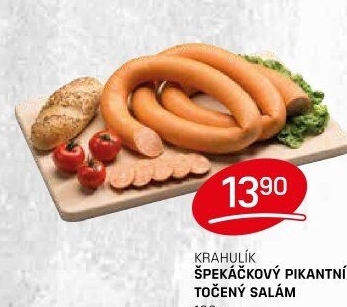 Salám špekáčkový pikantní točený Krahulík