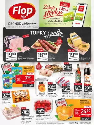 akční leták FLOP TOP 8.4.2024-14.4.2024