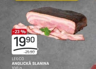 Anglická slanina LE&amp