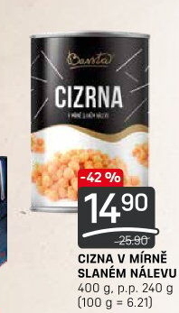 Cizrna Bassta - konzerva