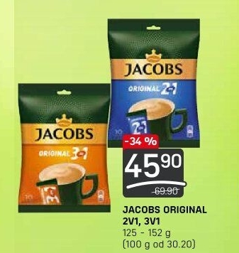 Instantní káva porcovaná 2v1 Jacobs Original