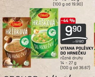 Instantní polévka do hrnečku Vitana
