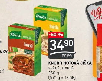 Jíška hotová Knorr