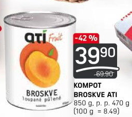 Kompot broskve Ati
