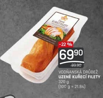 Kuřecí filety uzené Vodňanské kuře