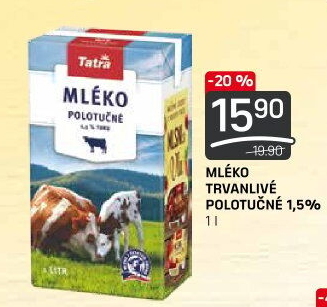Mléko trvanlivé Jihočeské Madeta - 1,5% polotučné