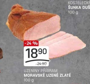 Moravské uzené zlatéPříbramská uzenina