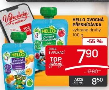 Ovocná kapsička Hello