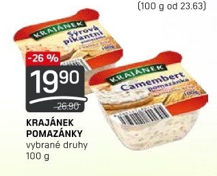 Pomazánky Krajánek