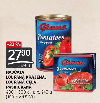Rajčata loupaná Giana
