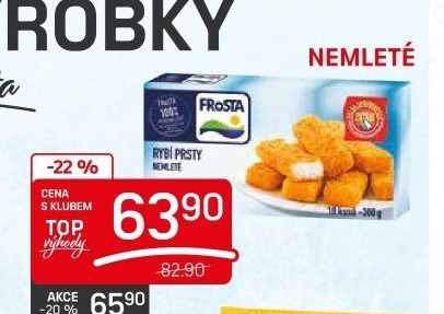 Rybí prsty nemleté mražené Frosta