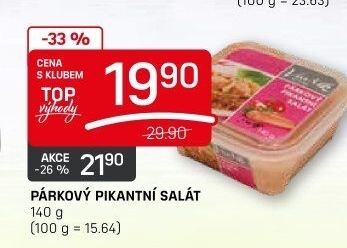 Salát párkový pikantní Lahůdky Vavřík