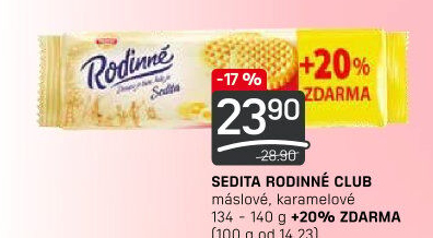 Sušenky Rodinné Club Sedita