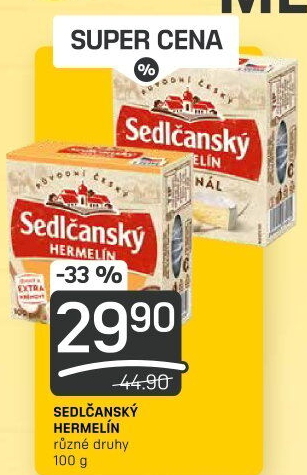 Sýr Hermelín Sedlčanský