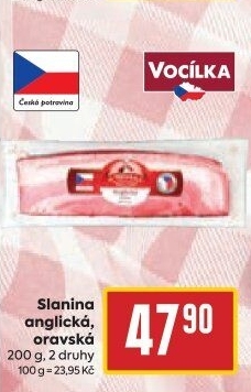 Anglická slanina Vocílka