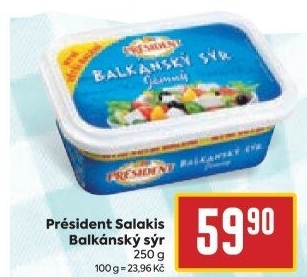 Balkánský sýr Salakis Président
