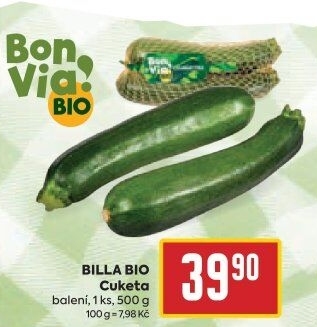 Cuketa Bio Billa Bonvia