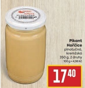 Hořčice plnotučná Pikant