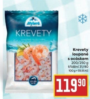 Krevety mražené Mylord