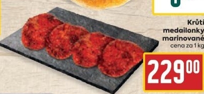 Krůtí medailonky marinované