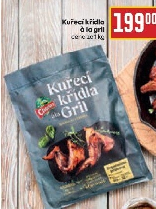 Kuřecí křídla a la gril Beskydské uzeniny Chodura