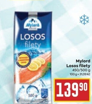 Losos filety mražený Mylord