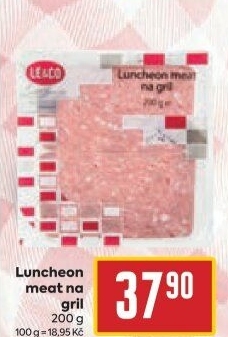 Luncheon meat na gril Le&amp