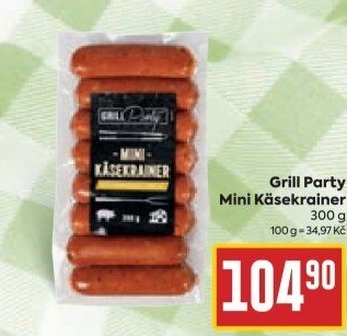 Mini Käsekrainer Grill Party