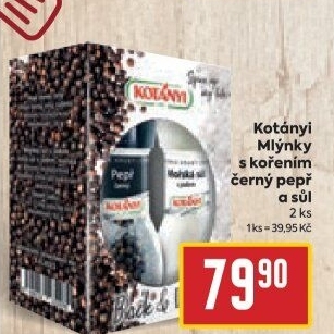 Mlýnky Kotányi - dárkové balení