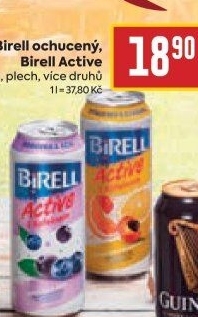 Nealkoholické pivo ochucené Birell