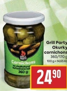Okurky Cornichons Grill Party