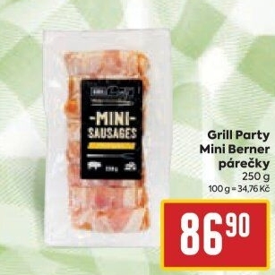 Párečky Miniberner Grill Party
