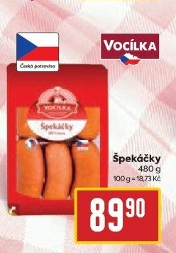 Špekáčky Vocílka