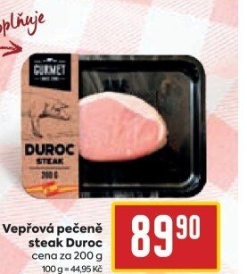 Steak vepřová pečeně Gurmet