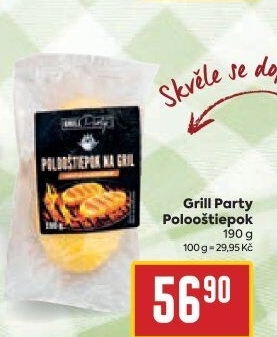 Sýr Polooštiepok na gril Grill Party