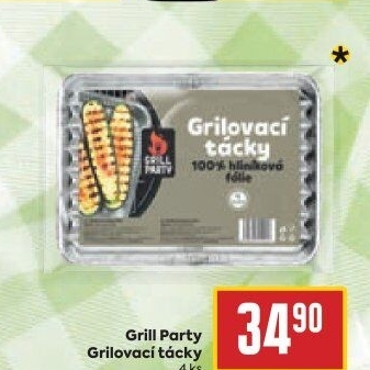 Tácky grilovací Grill Party
