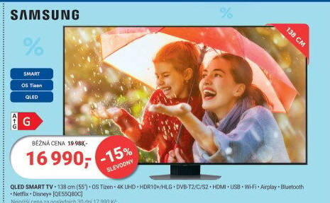 Smart QLED 4K Samsung QE55Q80C