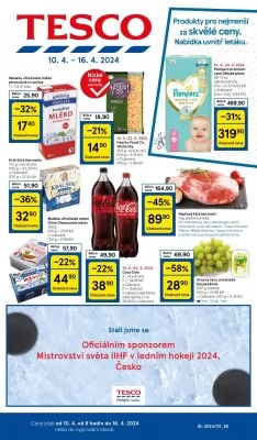 akční leták Tesco 10.4.2024-16.4.2024
