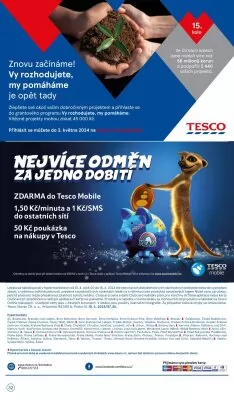 akční leták Tesco 10.4.2024-16.4.2024