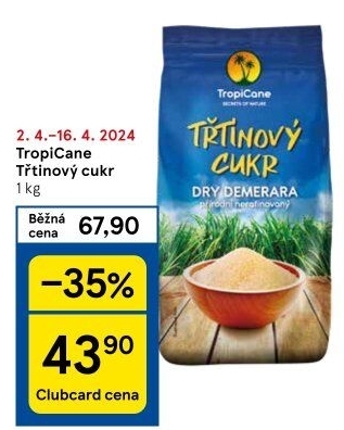 Cukr třtinový TropiCane