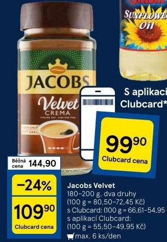 Instantní káva Jacobs Velvet