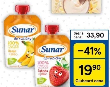 Kapsička do ručičky Ovocný příkrm Sunar