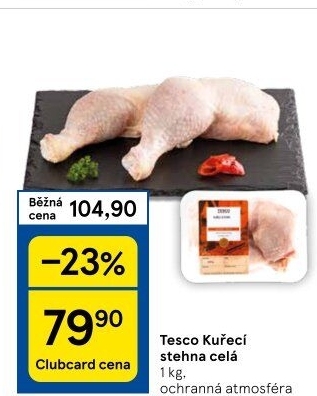 Kuřecí stehna Tesco