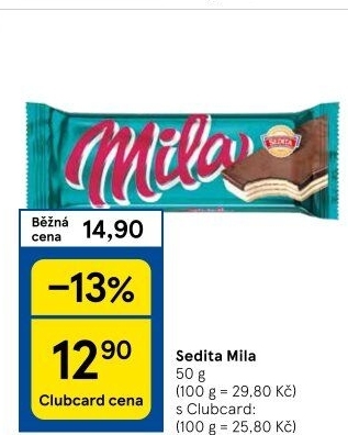 Oplatky Mila Sedita