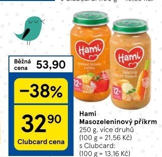 Příkrm masozeleninový Hami
