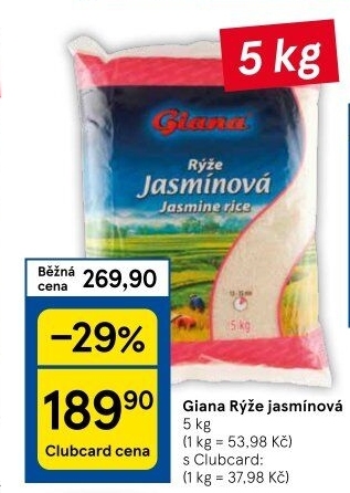 Rýže jasmínová Giana