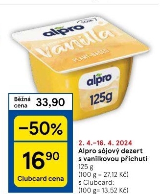 Sójový dezert Alpro