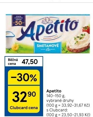 Sýr tavený Apetito
